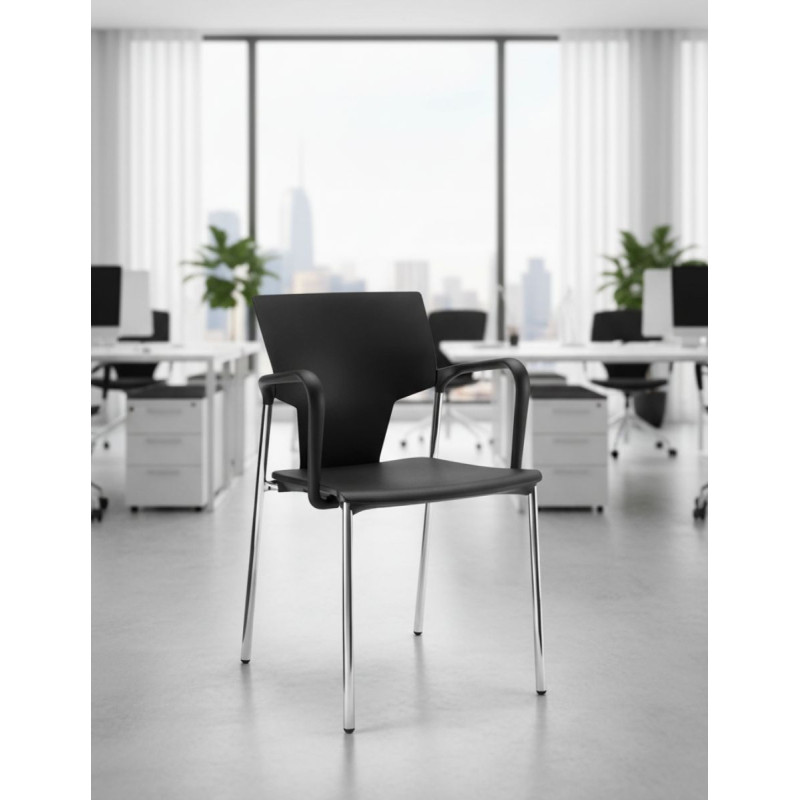 Silla Confidente Oficina Serie Aktiva Herpesa