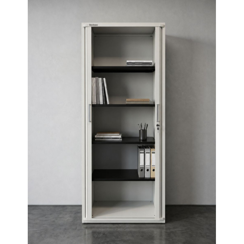 Armario Alto Metálico Puertas Persiana 198x80 cm. de Steelcase