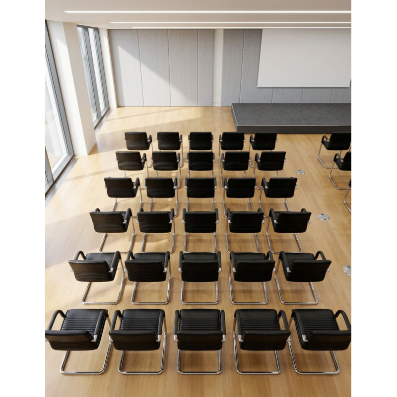 Silla Confidente FS 220/5 en Piel de Wilkhahn