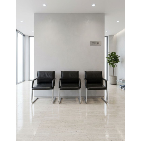 Sillón Confidente Piel FS 220/5 de Wilkhahn - Montiel