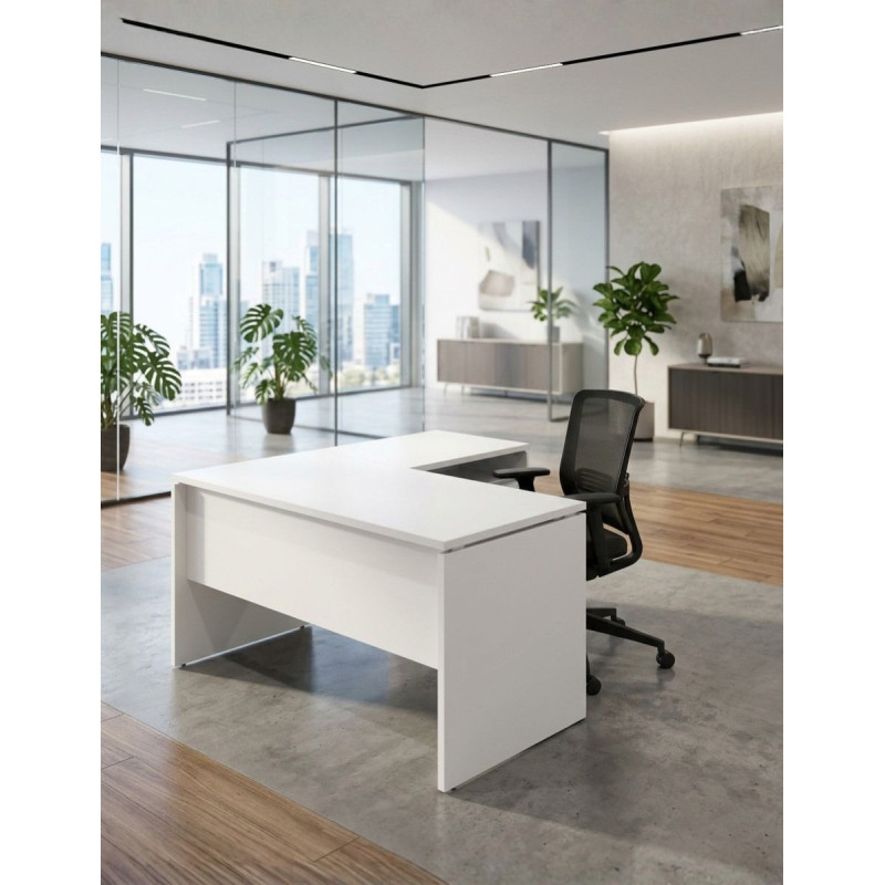 Mesa Oficina en L con Buc de Ruedas de Herpesa