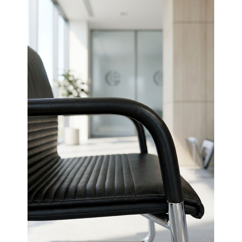 Sillón Confidente Piel FS 220/5 de Wilkhahn - Montiel