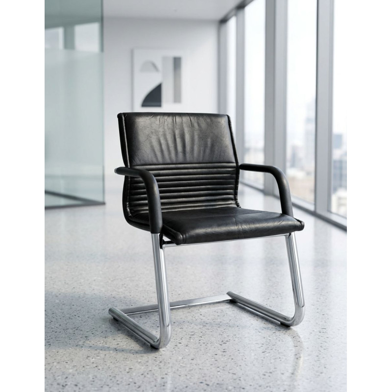 Sillón Confidente Piel FS 220/5 de Wilkhahn - Montiel