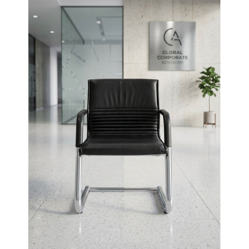 Sillón Confidente Piel FS 220/5 de Wilkhahn - Montiel