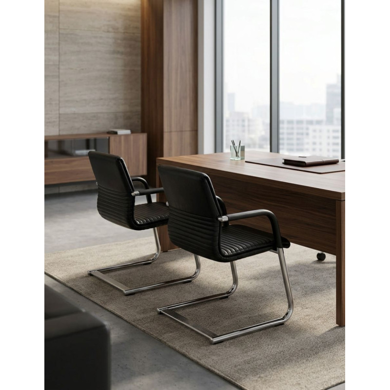 Sillón Confidente Piel FS 220/5 de Wilkhahn - Montiel
