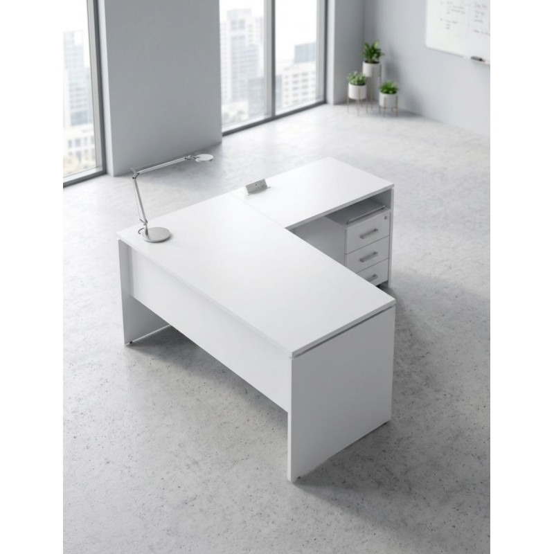 Mesa Oficina con Ala y Buc con Ruedas de Herpesa - Montiel
