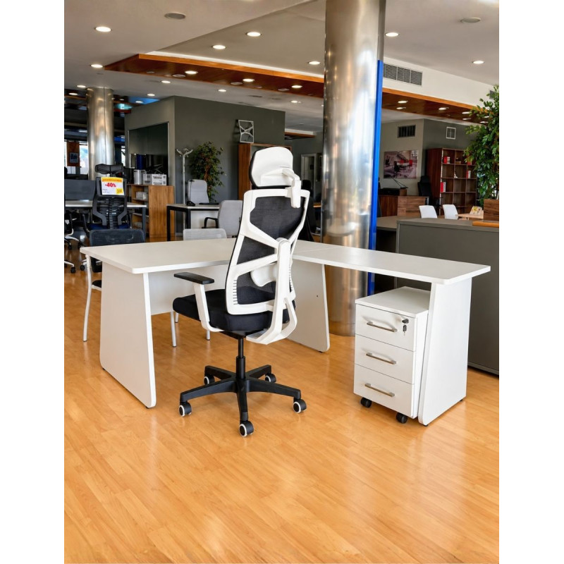 Mesa Oficina Prisma con Ala de Herpesa - Montiel