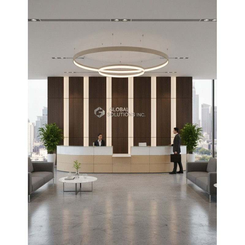 ▷ Mostrador Angular R3 de Herpesa - Oficinas Montiel