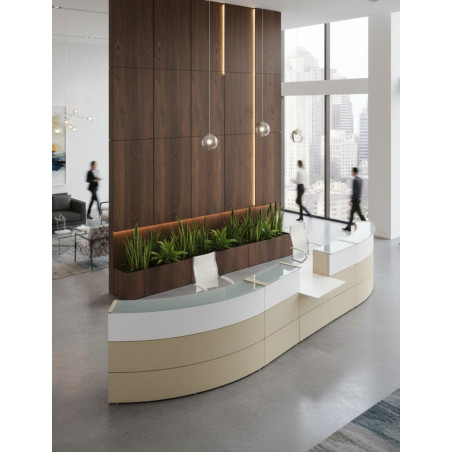 ▷ Mostrador Angular R3 de Herpesa - Oficinas Montiel