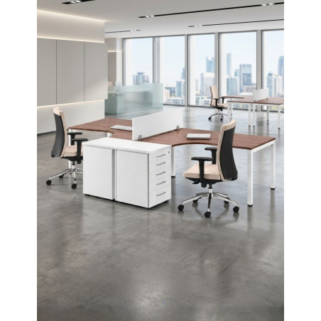 Multipuesto Oficina con Buc Pedestal Q8 de Herpesa - Montiel