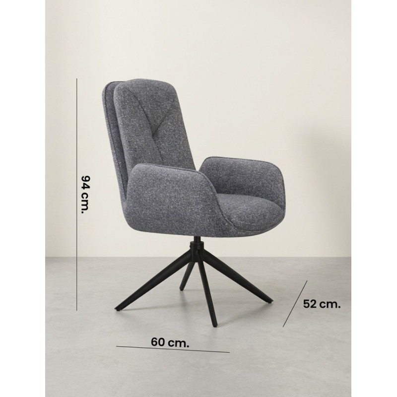 Pack de 2 Sillas Comedor Giratorias 360º Feel de Adec - Montiel