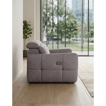 Sofá Relax Eléctrico Gustaf Gris de Adec - Montiel