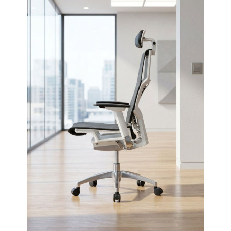 ▷ Silla Ergonómica de Malla Negra Pofit de Herpesa - Montiel