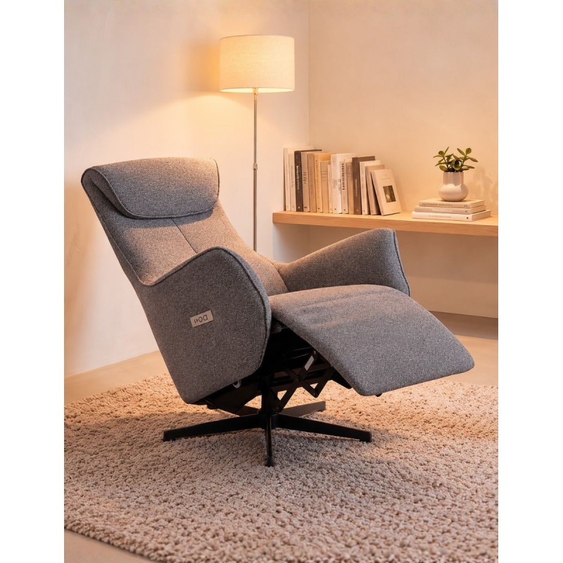 Sillón Relax Eléctrico Zero Gravity Gris de Adec