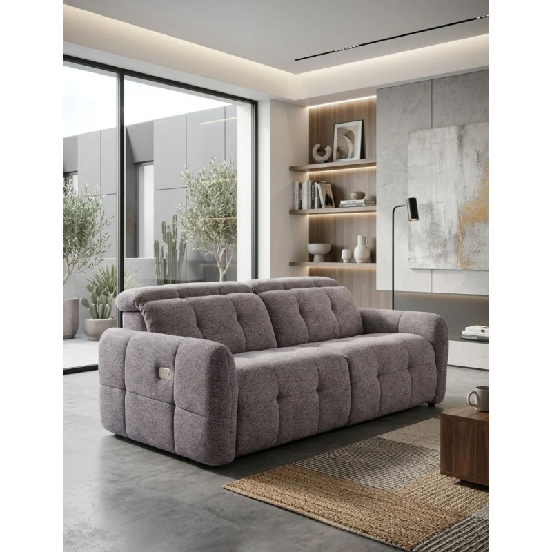Sofá 3 Plazas Gustaf con 2 Relax Eléctricos