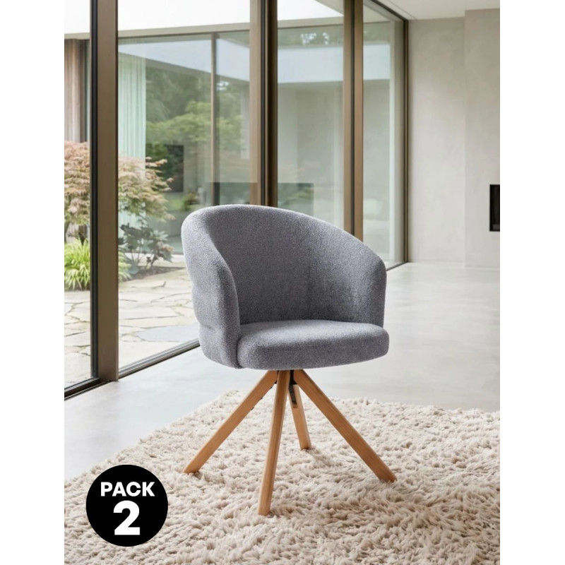 Silla Confidente Montreux Giratoria 360º - Montiel