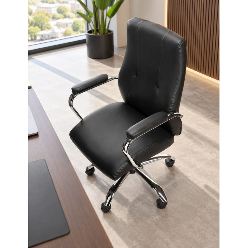 Silla de Despacho Nexus RD-988V22 Negra de Rocada - Montiel