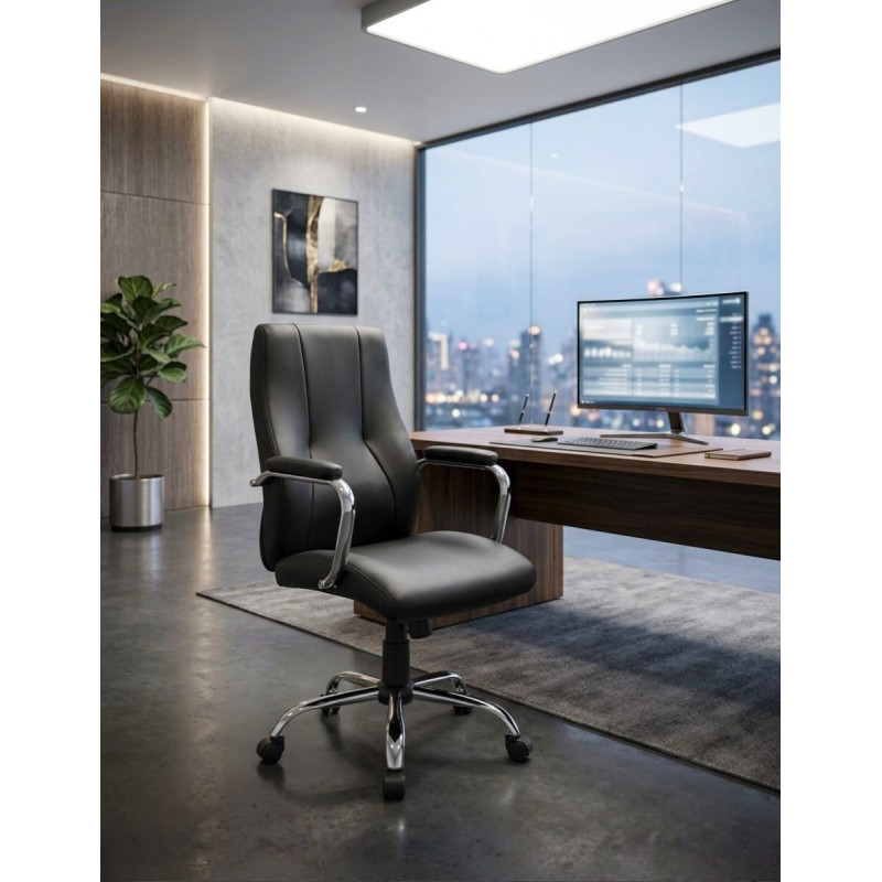 Silla de Despacho Nexus RD-988V22 Negra de Rocada - Montiel