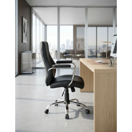 Silla de Despacho Nexus RD-988V22 Negra de Rocada - Montiel