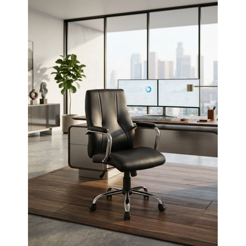 Silla de Despacho Nexus RD-988V22 Negra de Rocada - Montiel