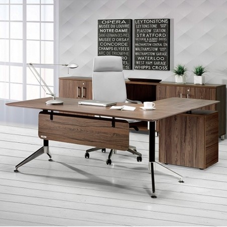 ▷ Mesa Dirección Sharp con Ala y Buc de Herpesa - Oficinas Montiel