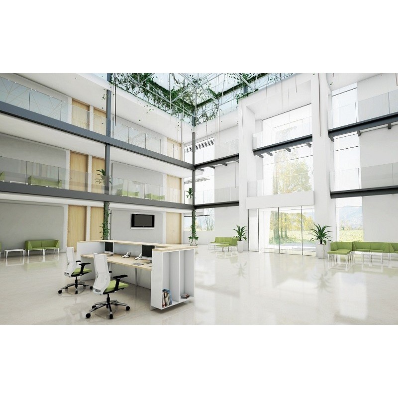 ▷ Mostrador de Recepción M10 de Forma 5 - Montiel