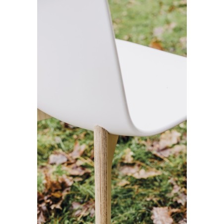 Silla de diseño Lottus Wood de ENEA