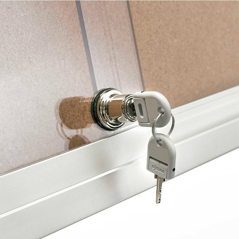 Vitrina de Anuncios Corcho Visto de Planning Sisplamo