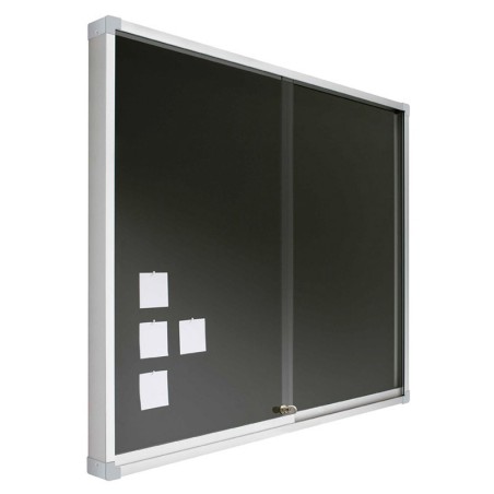 Vitrina de Anuncios Corcho Tapizado de Planning Sisplamo