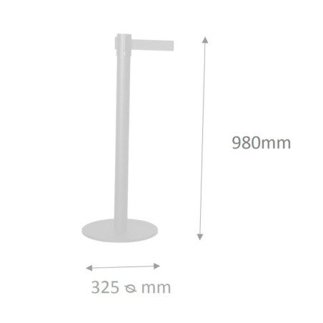 Poste Metálico Separador de SIE