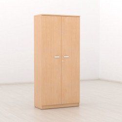 Armario de oficina alto con puertas enteras de madera serie DADO -  Mobiocasión