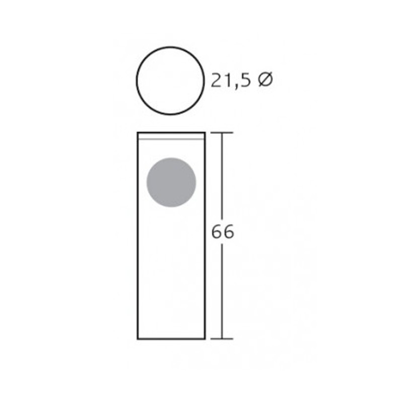 Papelera cenicero B-10 de Cilindro