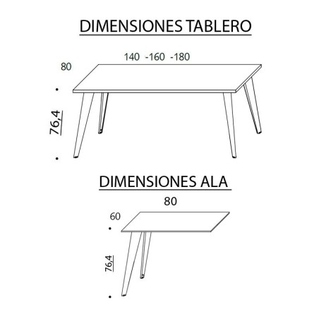 Mesa Operativa Pigreco Lacada PG0  de Martex