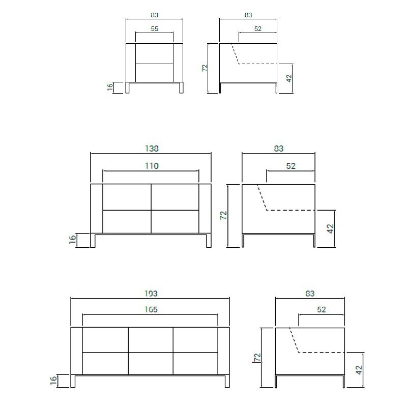 ▷ Sillón de Recepción Quatro de DileOffice - Oficinas Montiel