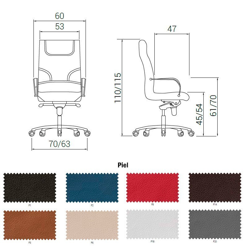 Silla de Dirección BOSS de DILEOFFICE