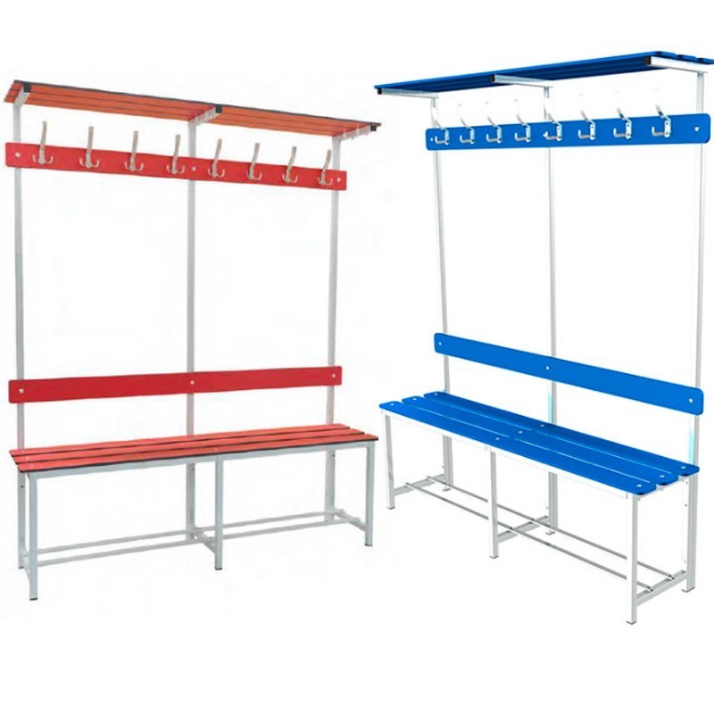 Banco de Vestuario Con Repisa Superior de Megabloc