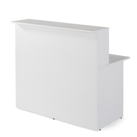 Mostrador Blanco de Recepción de J.Gorbe - Oficinas Montiel