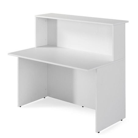 Mostrador Blanco de Recepción de J.Gorbe - Oficinas Montiel