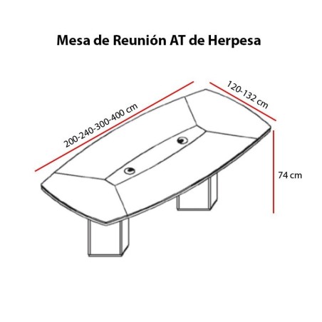 ▷ Mesa de Reunión AT de Herpesa - Oficinas Montiel