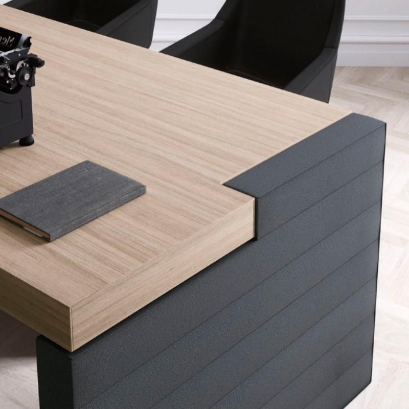 ▷ Mesa de Dirección con Credencia Jera de Las Mobili - Oficinas Montiel