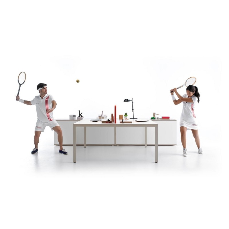 Armario de Oficina Prisma con mesa de Actiu