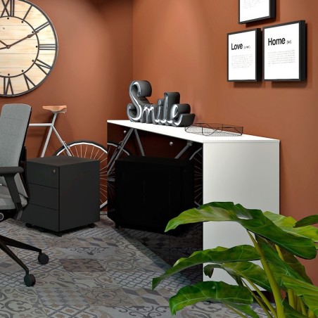 Armario Longo Estancia Estilo Industrial