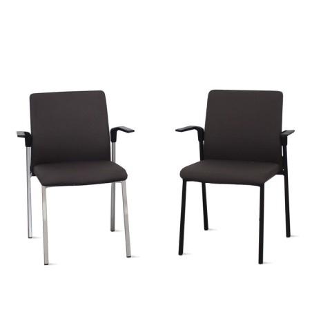 ▷ Pack 2 sillas Plural Tapizadas de Forma 5 - Oficinas Montiel