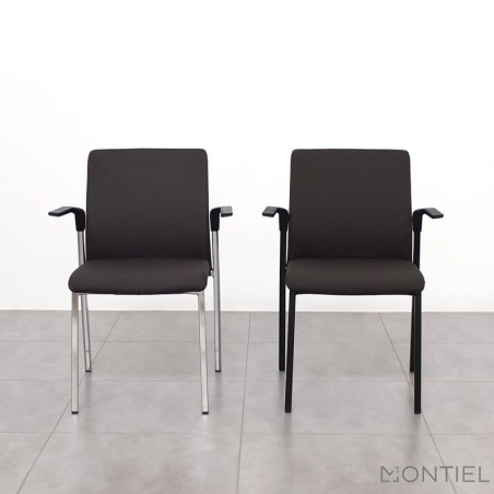 ▷ Pack 2 sillas Plural Tapizadas de Forma 5 - Oficinas Montiel