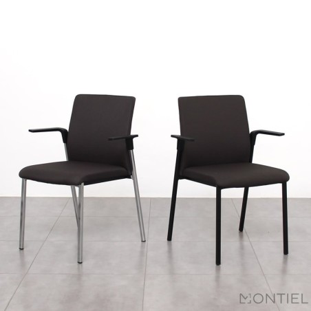 ▷ Pack 2 sillas Plural Tapizadas de Forma 5 - Oficinas Montiel