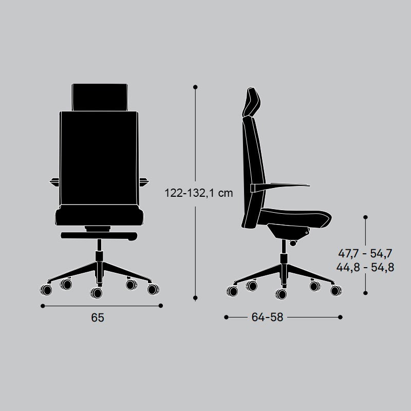 Sillón de Dirección E+ de Forma 5 Con Cabezal