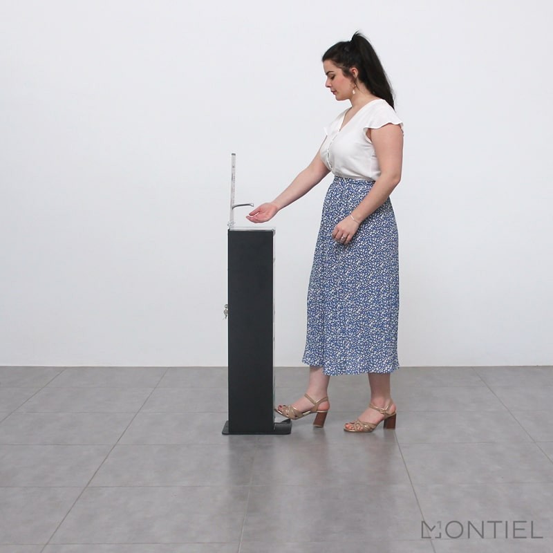 ▷ Dispensador de Gel Desinfectante con Pedal - Oficinas Montiel