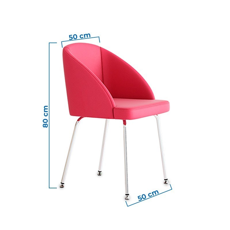 ▷ Silla Confidente Alberta de JDM Ismobel - Oficinas Montiel