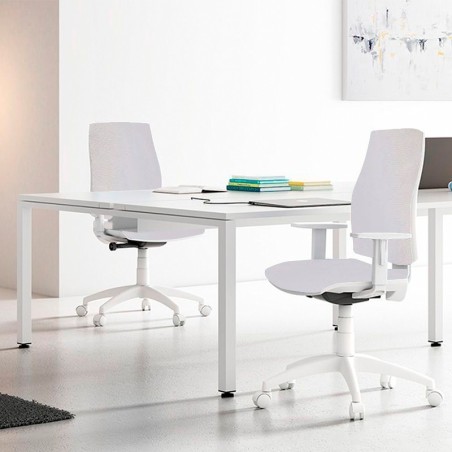 Silla Ergonómica Blanca Azores de JDM Ismobel - Montiel