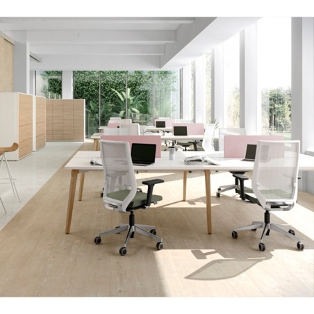 ► Silla Ergonómica Blanca Eben de Forma 5 - Oficinas Montiel